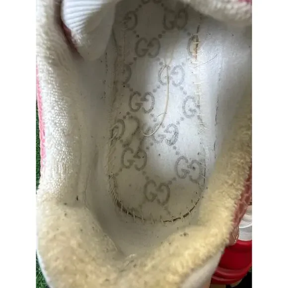 Gucci Rhyton White Red Pink 645771 2h060 9149 SZ 38 - Picture 11 of 11